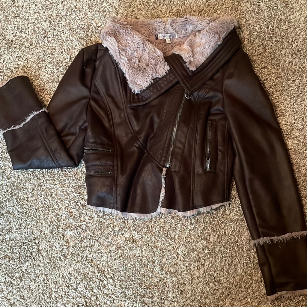 Faux Suede Face: Jennifer Lopez Jacket